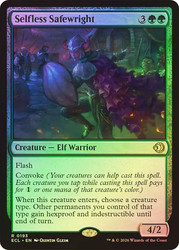 Selfless Safewright
Lorwyn Eclipsed
Single
Magic: The Gathering