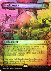 Meek Attack
Lorwyn Eclipsed
Single
Magic: The Gathering