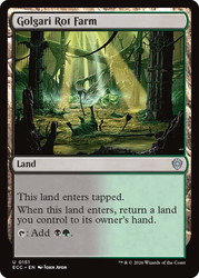 Golgari Rot Farm
Lorwyn Eclipsed Commander
Single
Magic: The Gathering