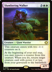 Slumbering Walker
Lorwyn Eclipsed
Single
Magic: The Gathering