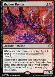 Shadow Urchin
Lorwyn Eclipsed
Single
Magic: The Gathering