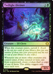 Twilight Diviner
Lorwyn Eclipsed
Single
Magic: The Gathering