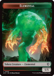 {Elemental Token} (#009) // {Rhino Warrior Token}
Lorwyn Eclipsed Commander
Single
Magic: The Gathering
