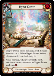 Hyper Driver (Red)
Dash Blitz Deck
Single
Flesh and Blood
