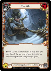 Throttle (Red)
Dash Blitz Deck
Single
Flesh and Blood