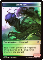 {Elemental Token} (#010) // {Rhino Token}
Lorwyn Eclipsed Commander
Single
Magic: The Gathering