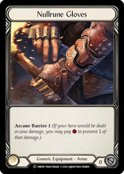 Nullrune Gloves
Kano Blitz Deck
Single
Flesh and Blood