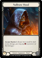 Nullrune Hood
Rhinar Blitz Deck
Single
Flesh and Blood