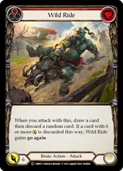 Wild Ride (Red)
Rhinar Blitz Deck
Single
Flesh and Blood