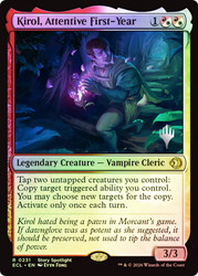 Kirol, Attentive First-Year (Promo Pack) (Lorwyn Eclipsed)
Promo
Single
Magic: The Gathering