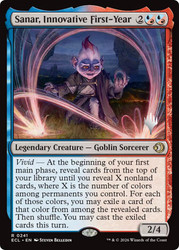 Sanar, Innovative First-Year (Promo Pack) (Lorwyn Eclipsed)
Promo
Single
Magic: The Gathering