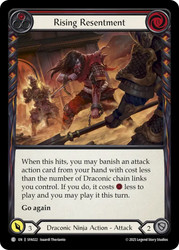 Rising Resentment (Red)
Fai Silver Age Deck
Single
Flesh and Blood