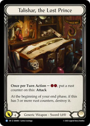 Talishar, the Lost Prince
Dash Silver Age Deck
Single
Flesh and Blood