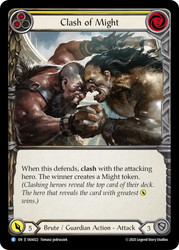 Clash of Might (Yellow)
Kayo Silver Age Deck
Single
Flesh and Blood