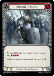 Staunch Response (Red)
Bravo Silver Age Deck
Single
Flesh and Blood