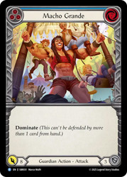 Macho Grande (Blue)
Bravo Silver Age Deck
Single
Flesh and Blood