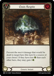 Oasis Respite (Red)
Enigma Silver Age Deck
Single
Flesh and Blood