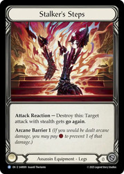 Stalker's Steps
Arakni, Web of Deceit Silver Age Deck
Single
Flesh and Blood