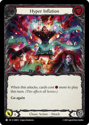 Hyper Inflation (Red)
Arakni, Web of Deceit Silver Age Deck
Single
Flesh and Blood