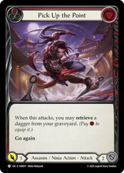Pick Up the Point (Red)
Arakni, Web of Deceit Silver Age Deck
Single
Flesh and Blood
