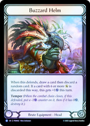 Buzzard Helm
Compendium of Rathe
Single
Flesh and Blood