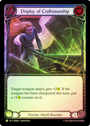 Display of Craftsmanship (Blue)
Compendium of Rathe
Single
Flesh and Blood