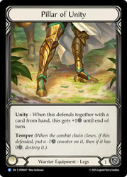 Pillar of Unity
Compendium of Rathe
Single
Flesh and Blood