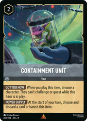 Containment Unit
Winterspell
Single
Lorcana