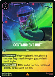 Containment Unit
Winterspell
Single
Lorcana