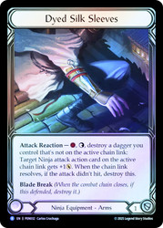 Dyed Silk Sleeves
Compendium of Rathe
Single
Flesh and Blood