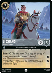 Li Shang - Valiant Leader
Winterspell
Single
Lorcana