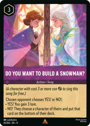 Do You Want To Build A Snowman?
Winterspell
Single
Lorcana