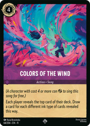 Colors of the Wind
Winterspell
Single
Lorcana