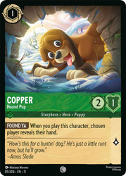 Copper - Hound Pup
Winterspell
Single
Lorcana