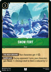 Snow Fort
Winterspell
Single
Lorcana