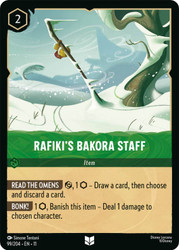 Rafiki's Bakora Staff
Winterspell
Single
Lorcana