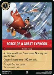 Force of a Great Typhoon
Winterspell
Single
Lorcana