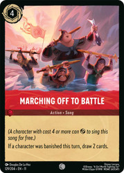 Marching Off to Battle
Winterspell
Single
Lorcana