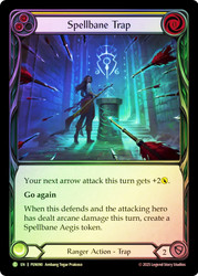 Spellbane Trap (Yellow)
Compendium of Rathe
Single
Flesh and Blood