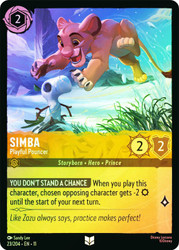 Simba - Playful Pouncer
Winterspell
Single
Lorcana