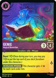 Genie - Magical Researcher
Winterspell
Single
Lorcana