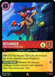 Negaduck - Public Enemy Number One
Winterspell
Single
Lorcana