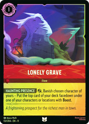 Lonely Grave
Winterspell
Single
Lorcana