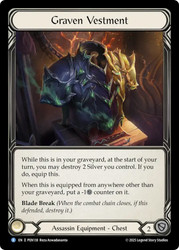 Graven Vestment
Compendium of Rathe
Single
Flesh and Blood