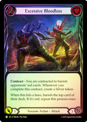 Excess Bloodloss (Blue)
Compendium of Rathe
Single
Flesh and Blood