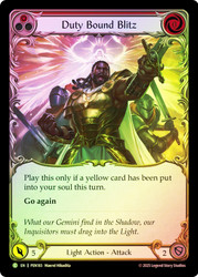 Duty Bound Blitz (Red)
Compendium of Rathe
Single
Flesh and Blood