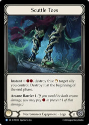 Scuttle Toes
Compendium of Rathe
Single
Flesh and Blood