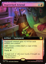 Improvised Arsenal
Teenage Mutant Ninja Turtles
Single
Magic: The Gathering