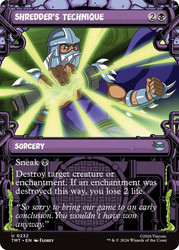 Shredder's Technique
Teenage Mutant Ninja Turtles
Single
Magic: The Gathering
