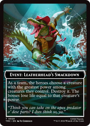 {Event: Leatherhead's Smackdown}
Teenage Mutant Ninja Turtles Eternal
Single
Magic: The Gathering
